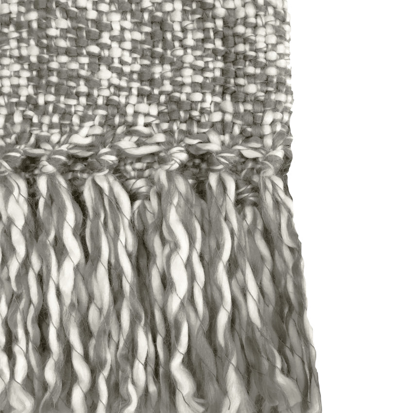 Malagoon plaid marble - grijs - 125x150cm