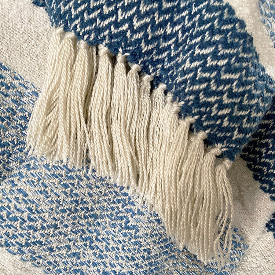 Malagoon plaid berber - blauw - 125x150cm
