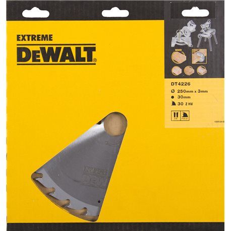 DT4226-QZ CZB 250x30x30t, wisseltand, positief 20°, kerf 3,0mm