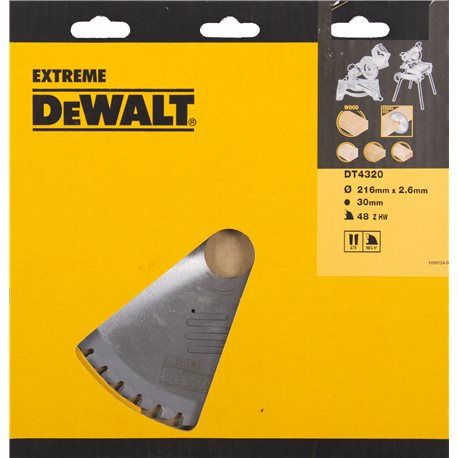 DT4320-QZ CZB 216x30x48t, wisseltand, negatief 5°, kerf 2,6mm