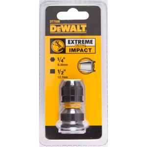 "DT7508-QZ Impact slagmoeradapter 1/2"" naar 1/4"" Hex"