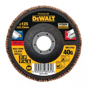 DT30602-QZ Lamellen schuurschijf EXTREME 125x22.2mm 40G