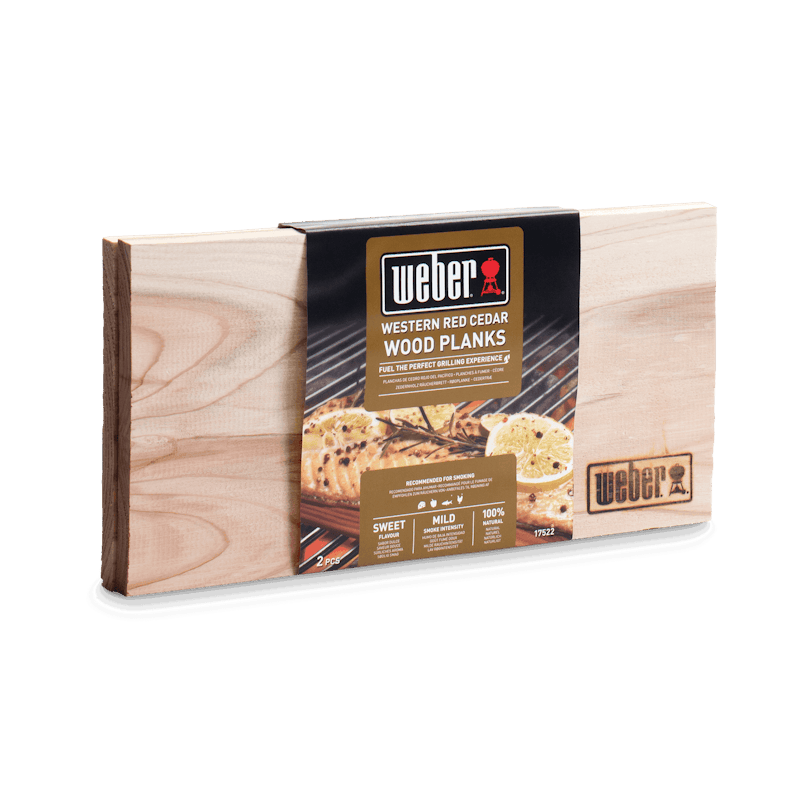 Weber® Cederhouten rookplank