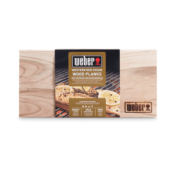 Weber® Cederhouten rookplank