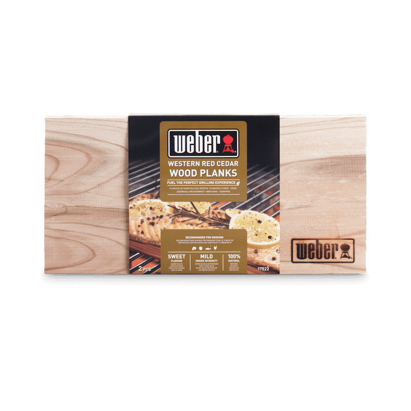 Weber® Cederhouten rookplank
