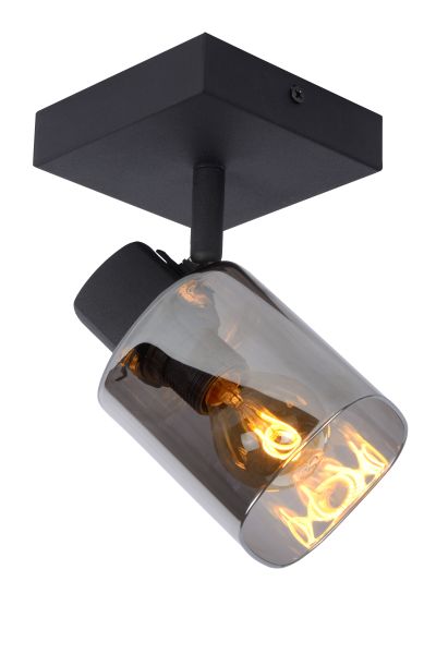Plafondspot 1xE14 Zwart