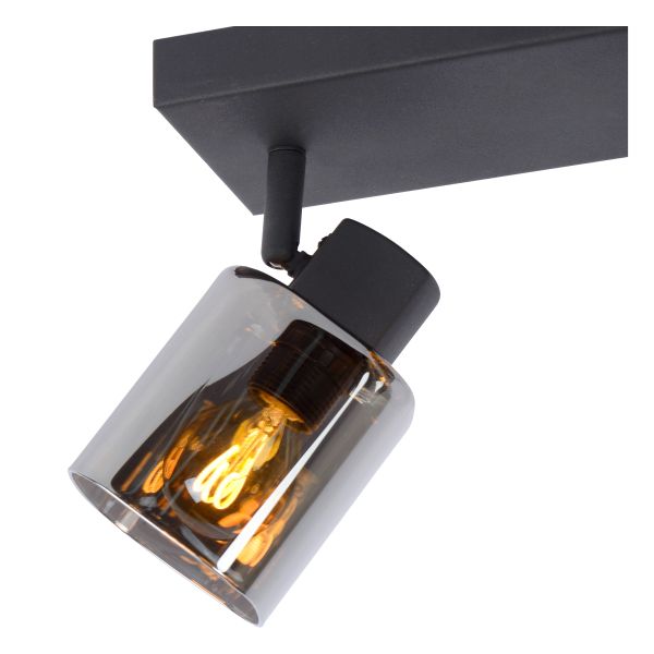 Plafondspot 3xE14 Zwart