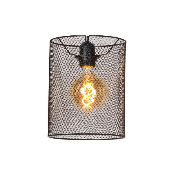 Lucide BASKETT lampenkap Ø 18 cm, zwart