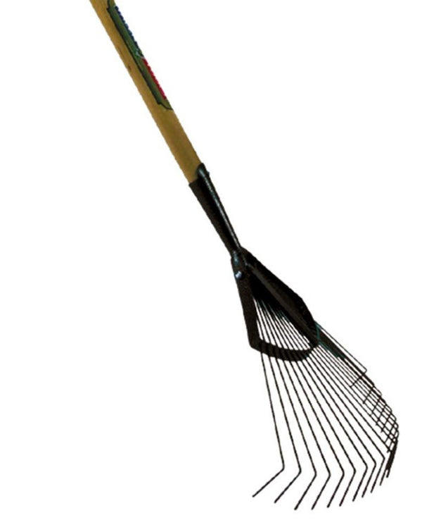 Gazonhark Gesmeed Professioneel 14 tanden Essenhouten steel 140 cm