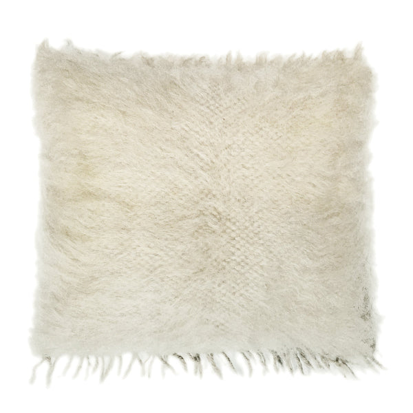 Malagoon sierkussen zigzag - gebroken wit, grijstinten - 50x50cm 100% wol