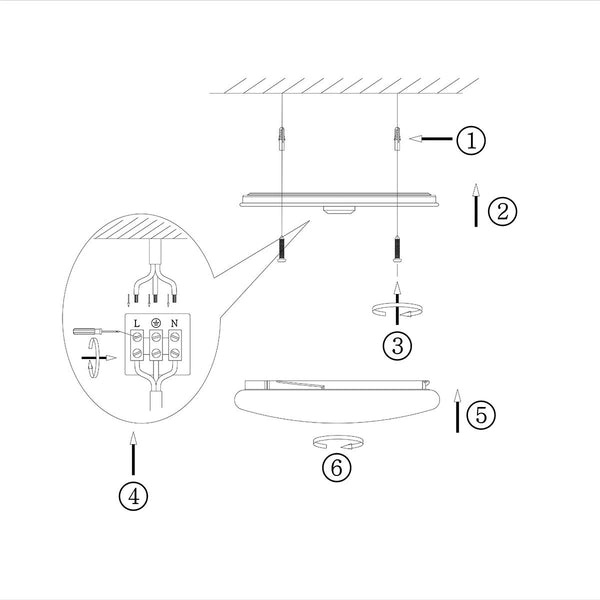 Plafondlamp Aura 1894W Rotan