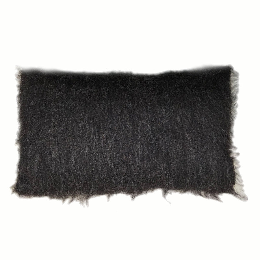 Malagoon sierkussen diamond - zwart - 40x70cm 100% wol