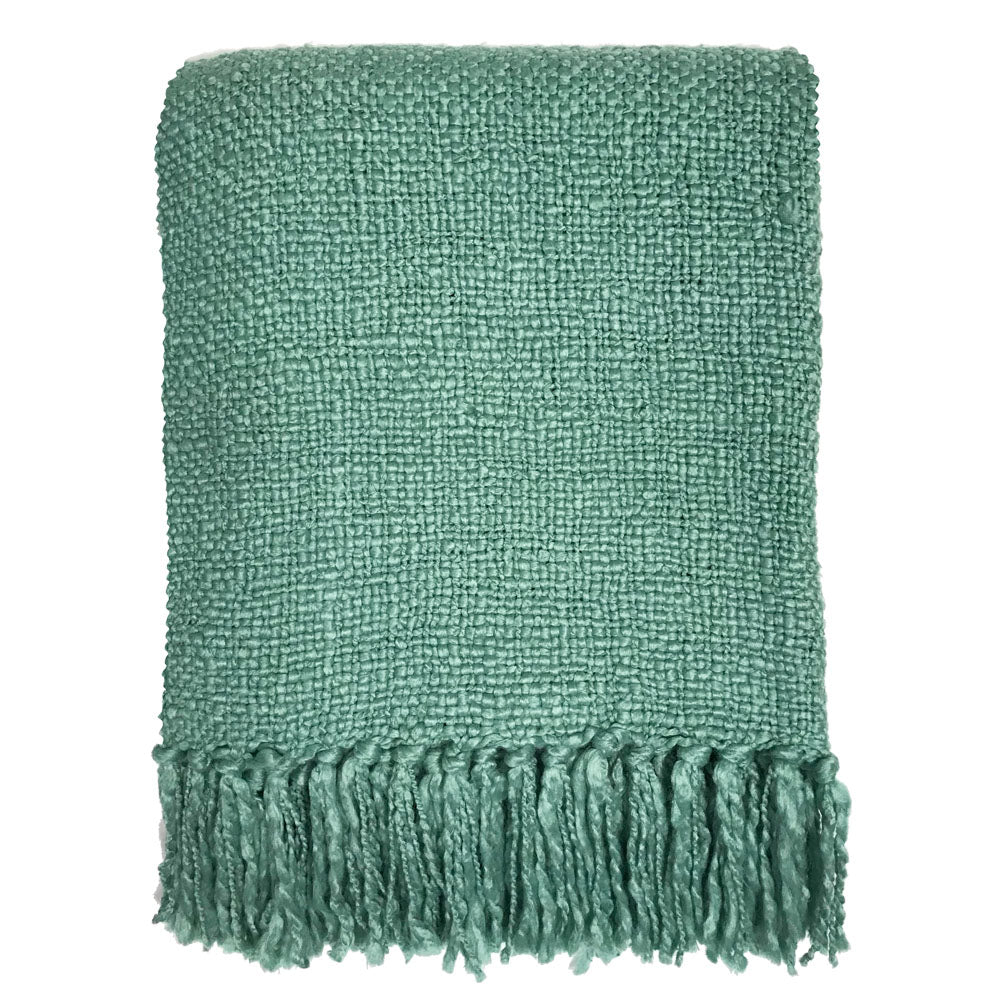 Malagoon plaid misty - groen - 125x150cm