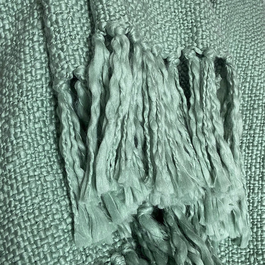 Malagoon plaid misty - groen - 125x150cm