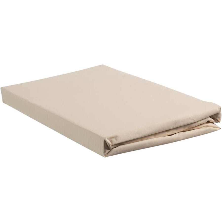 Hoeslaken Percale Natural 180x200
