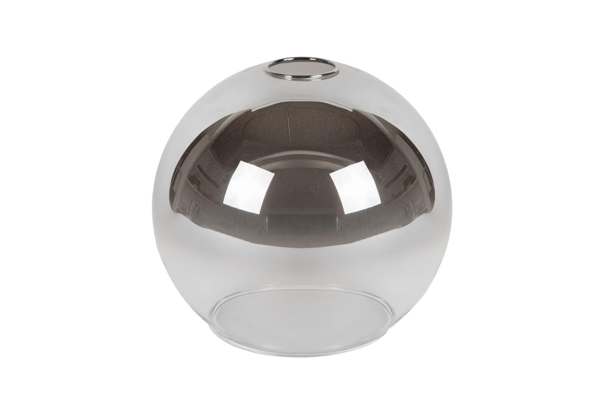 Lucide MARIUS lampglas Ø 20 cm, rookgrijs
