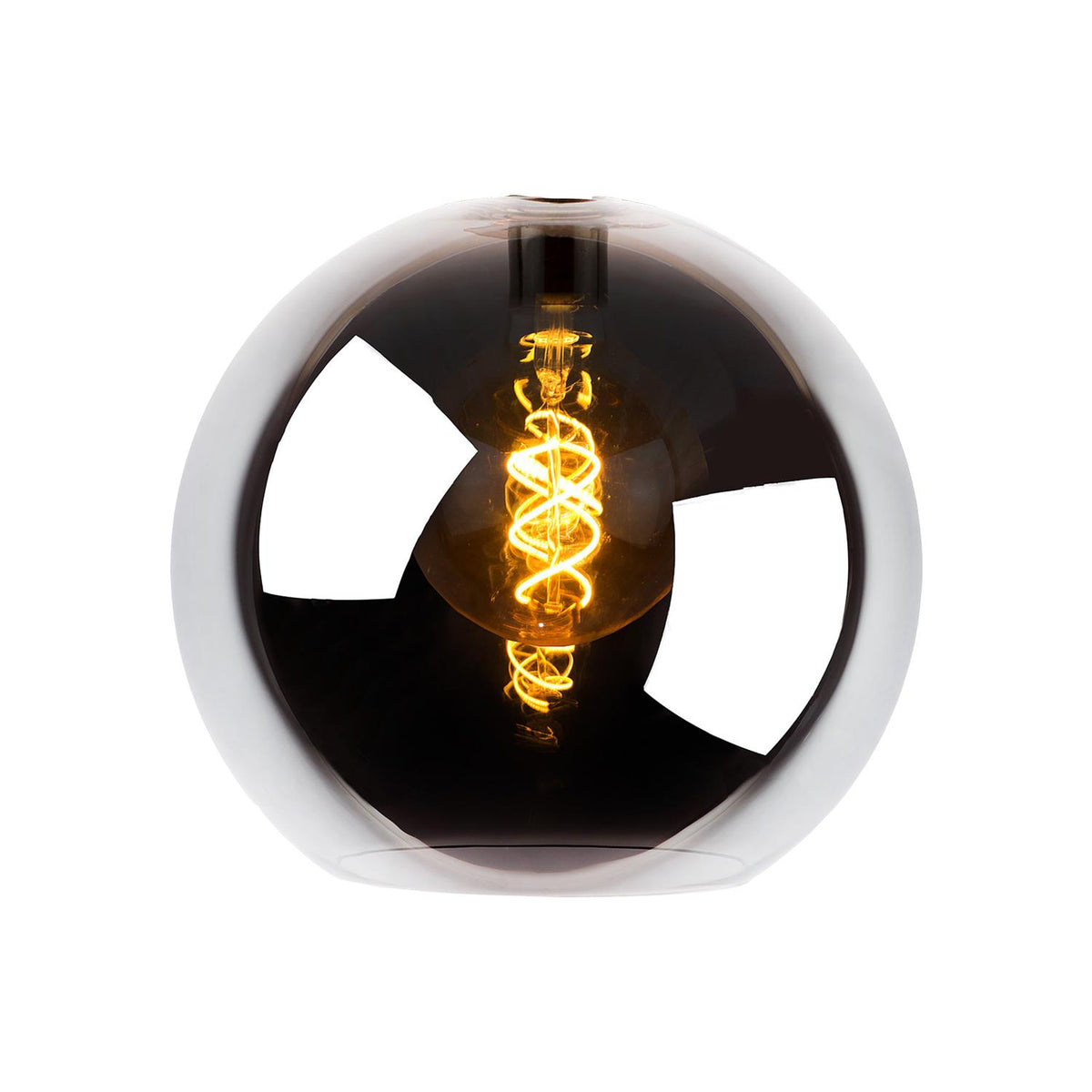 Lucide JULIUS lampglas Ø 20 cm, rookgrijs