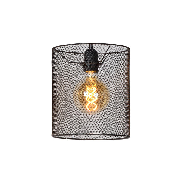 Lucide BASKETT lampenkap Ø 20 cm, zwart