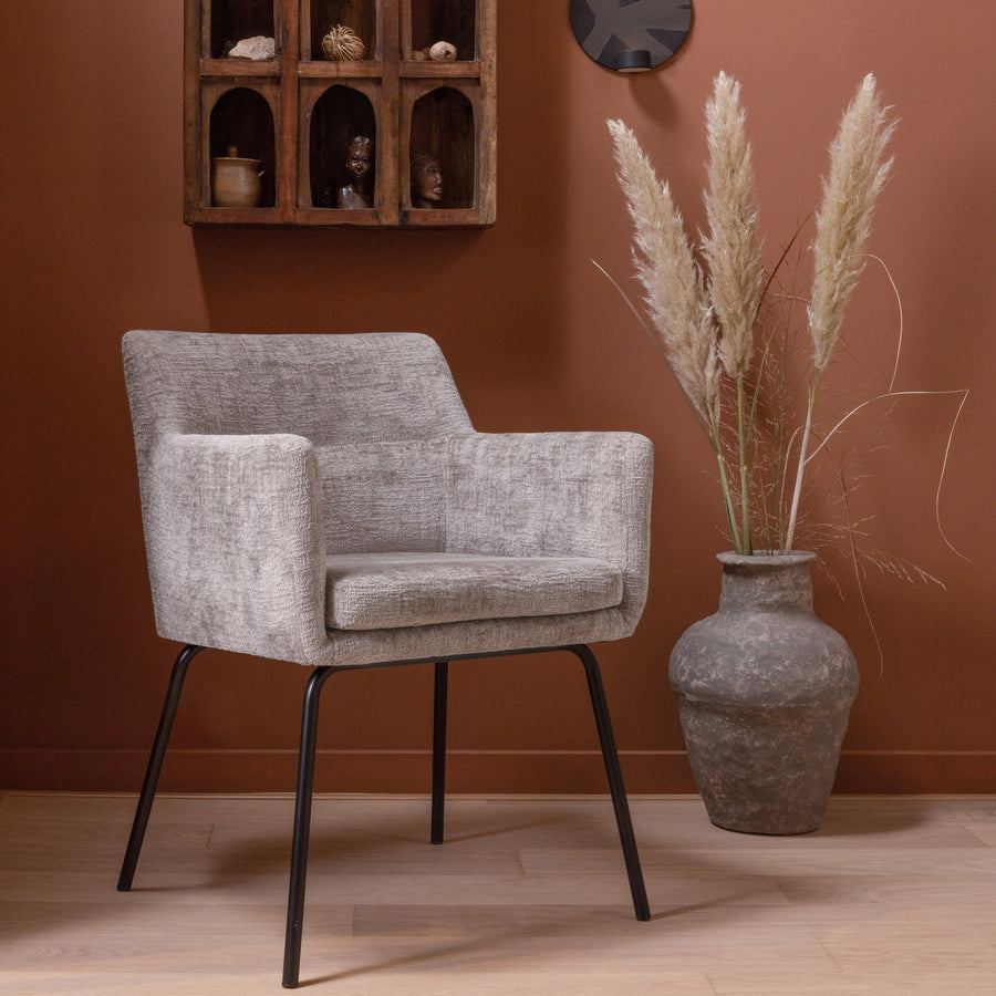 KAM EETKAMERSTOEL MET ARMLEUNING OFF WHITE (set of 2)