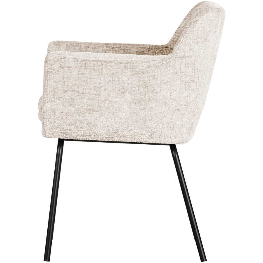 KAM EETKAMERSTOEL MET ARMLEUNING OFF WHITE (set of 2)
