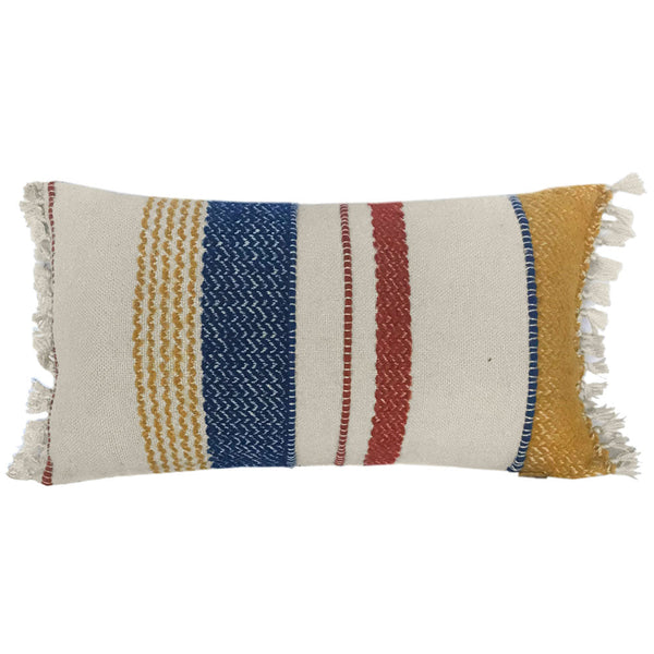 Malagoon sierkussen miracle - meerkleurig bouclé - 40x70cm