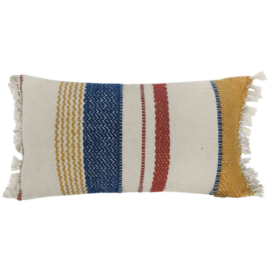 Malagoon sierkussen miracle - meerkleurig bouclé - 40x70cm