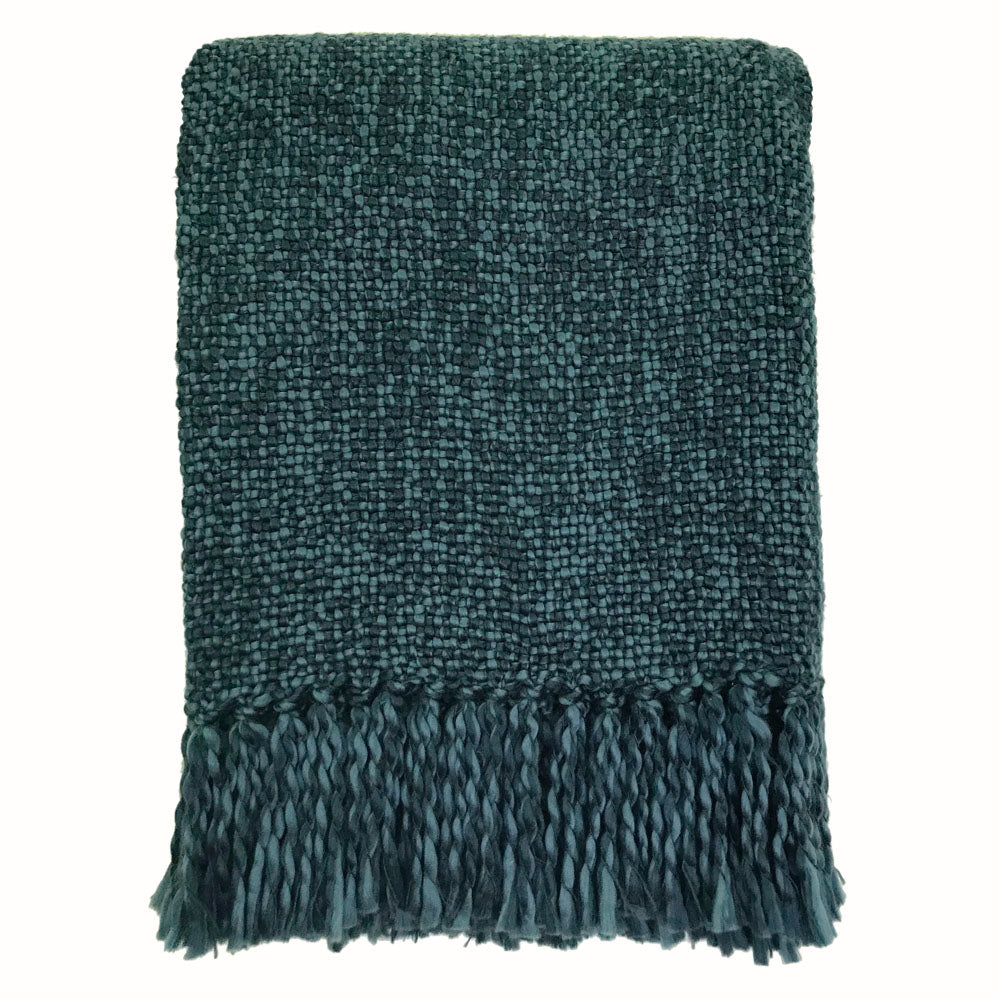 Malagoon plaid marble - donkerblauw - 125x150cm