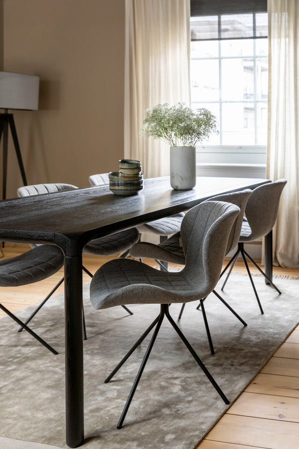 Tafel Storm 180x90 Zwart