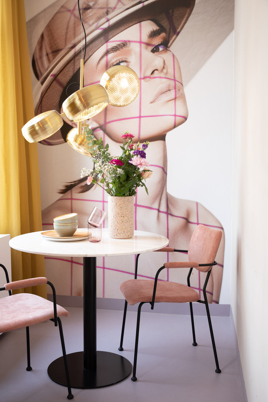 Tafel Marmer King 90 Zwart