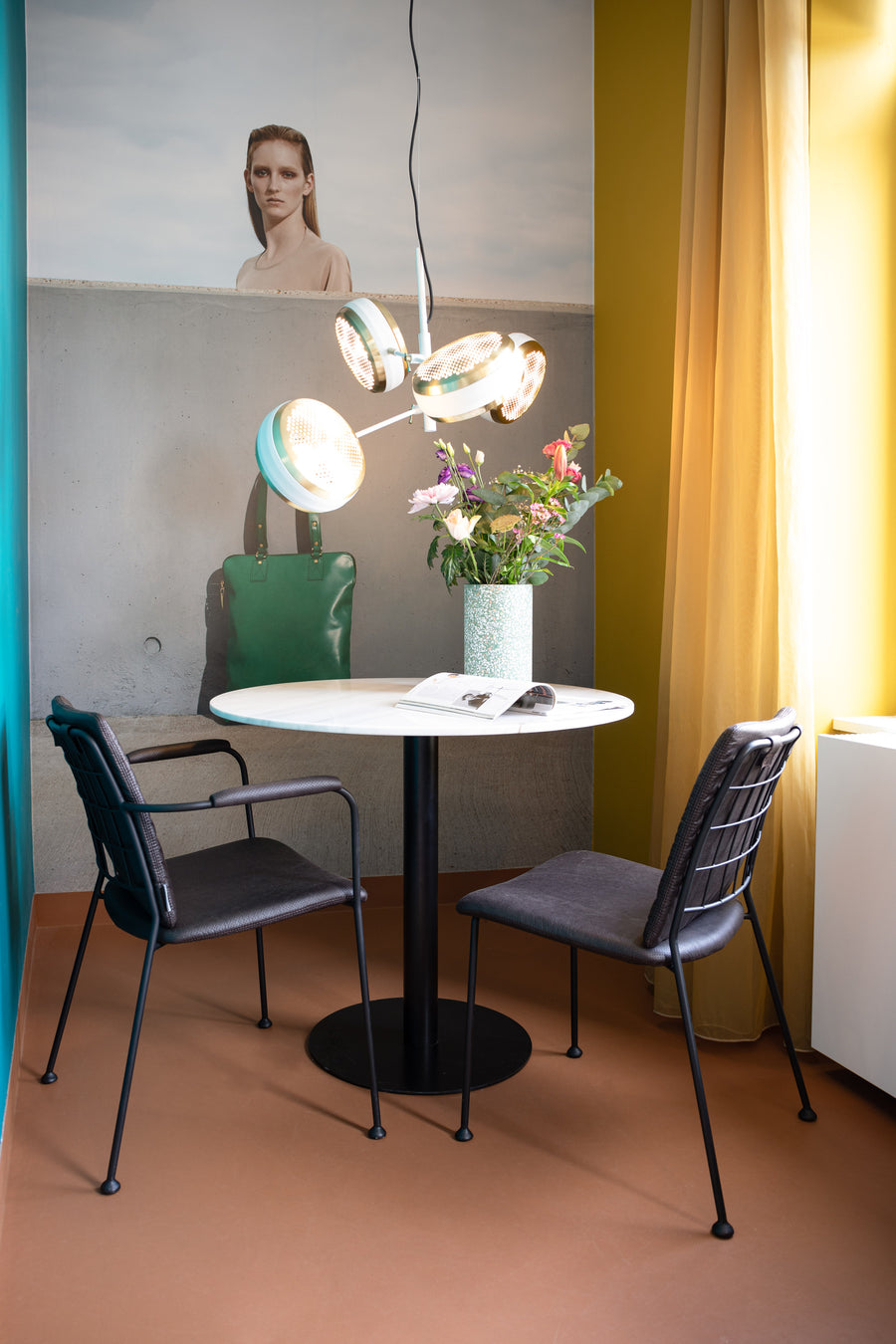 Tafel Marmer King 90 Zwart