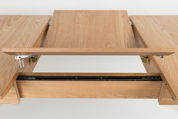Tafel Glimps 120/162x80 Naturel