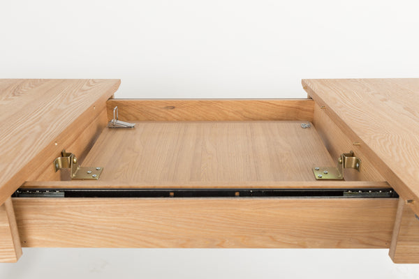 Tafel Glimps 120/162x80 Naturel