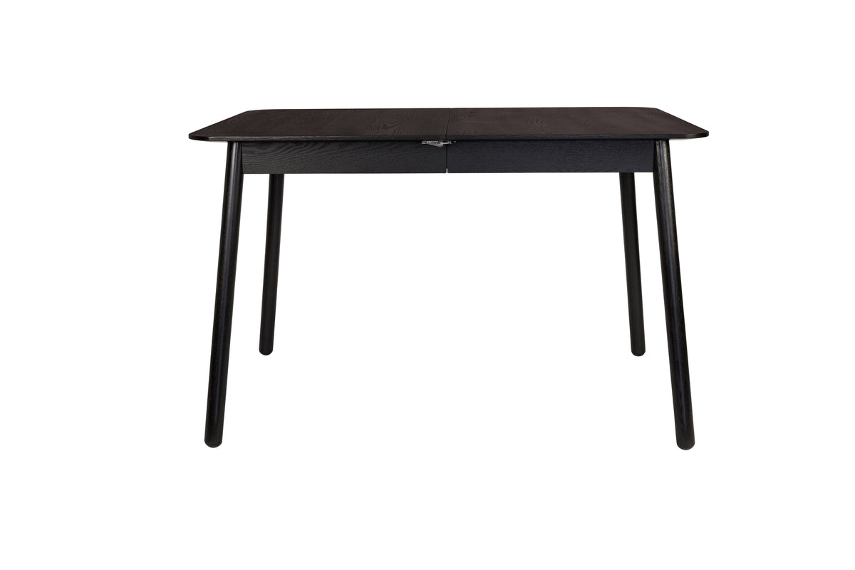 Tafel Glimps 120/162x80 Zwart