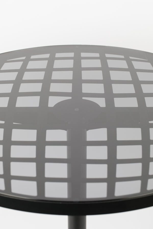 Albert tuintafel/ bistrotafel rond 80 cm zwart