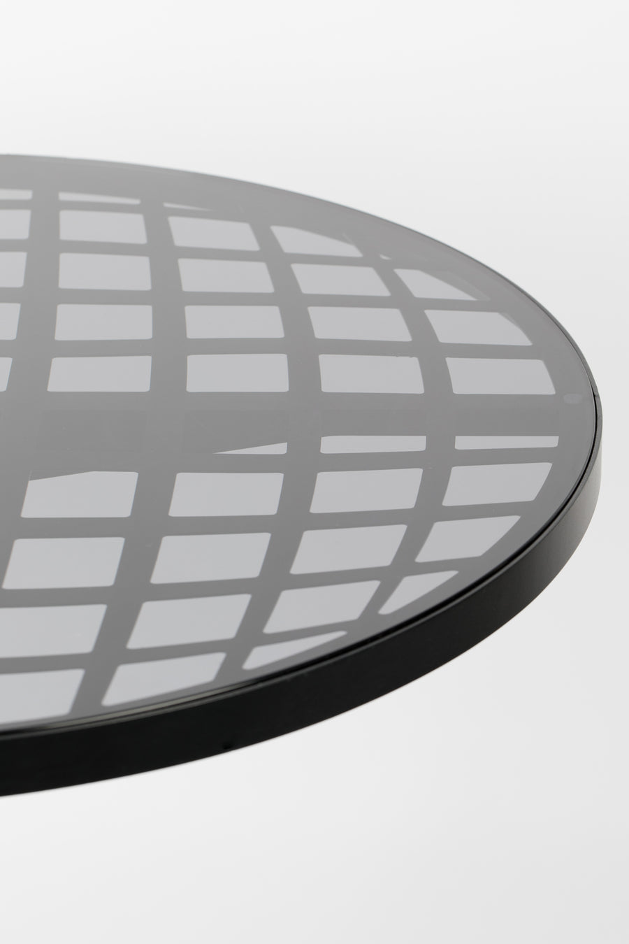 Albert tuintafel/ bistrotafel rond 80 cm zwart