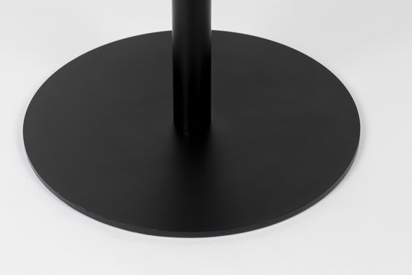 Albert tuintafel/ bistrotafel rond 80 cm zwart