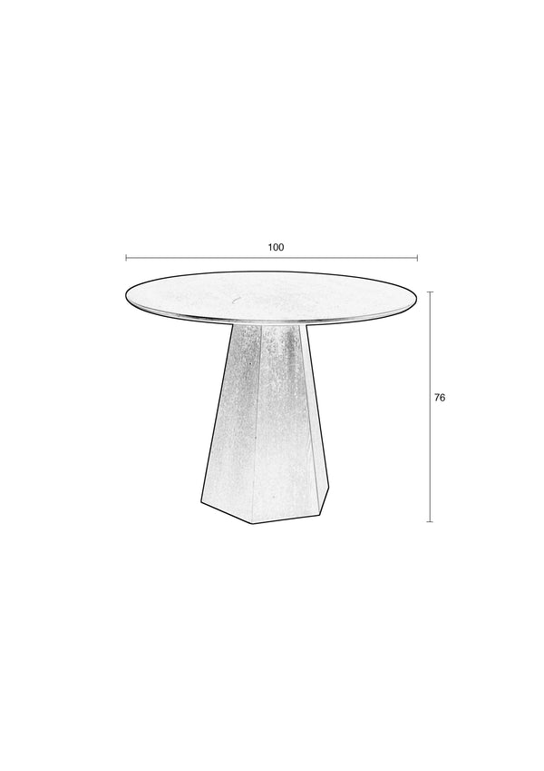Tafel Pilar Zwart