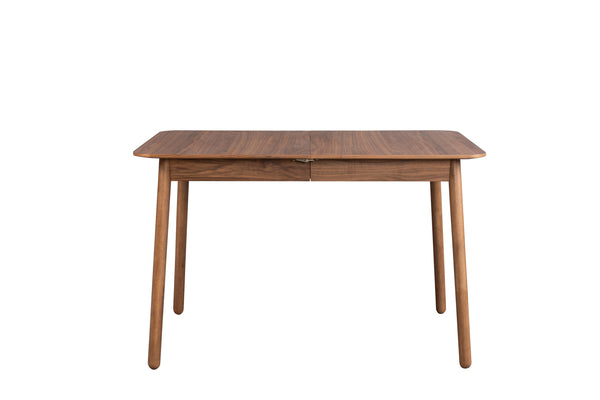 Tafel Glimps 120/162x80 Notenhout