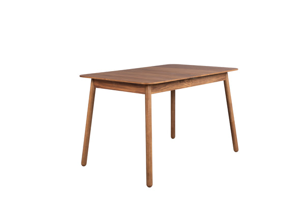 Tafel Glimps 120/162x80 Notenhout