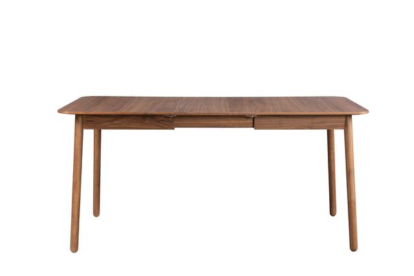 Tafel Glimps 120/162x80 Notenhout