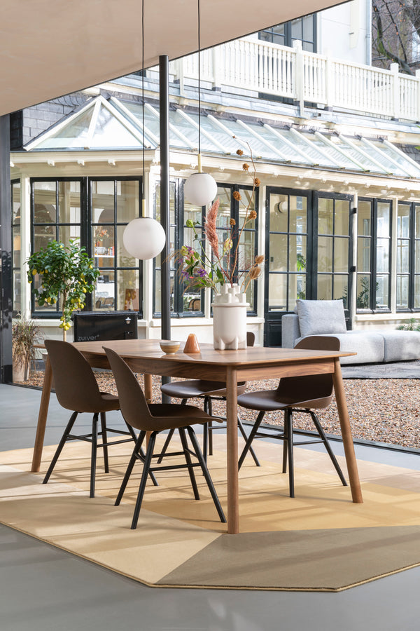 Tafel Glimps 180/240x90 Notenhout