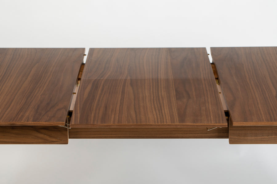 Tafel Glimps 180/240x90 Notenhout