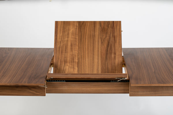 Tafel Glimps 180/240x90 Notenhout