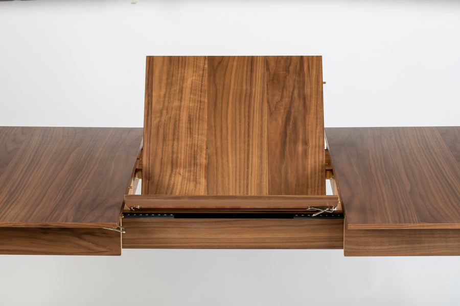 Tafel Glimps 180/240x90 Notenhout