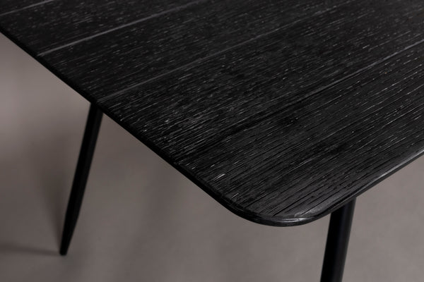 Tafel Roger 200x90 Zwart