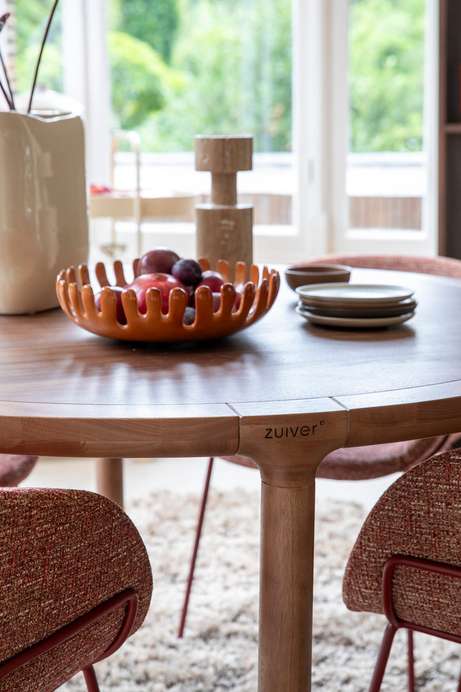 Tafel Storm '128 Notenhout