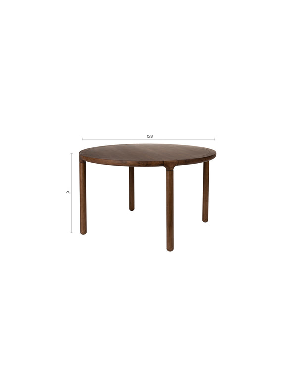 Tafel Storm '128 Notenhout