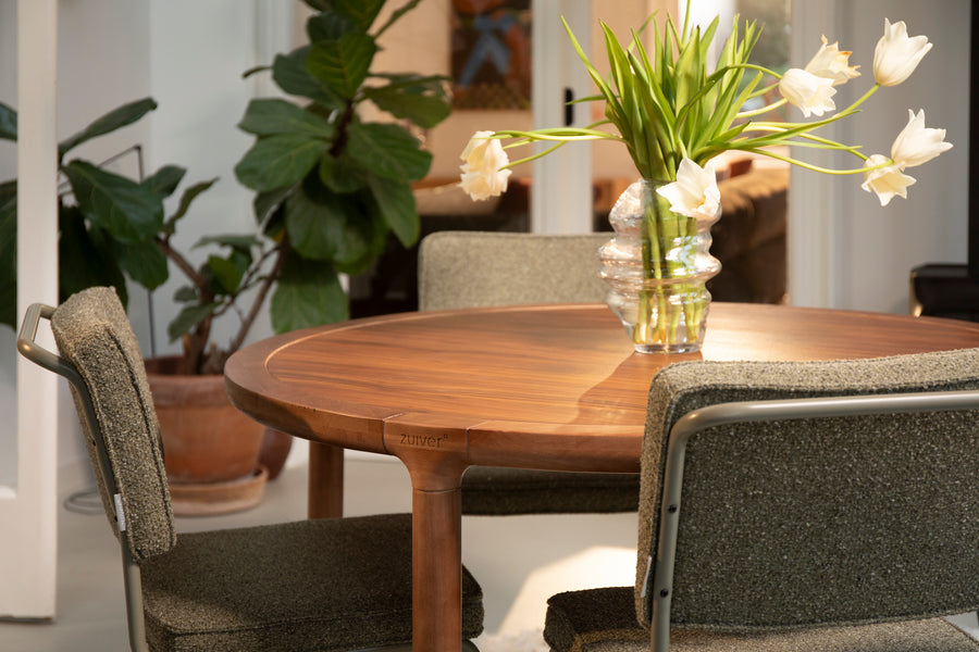 Tafel Storm '128 Notenhout