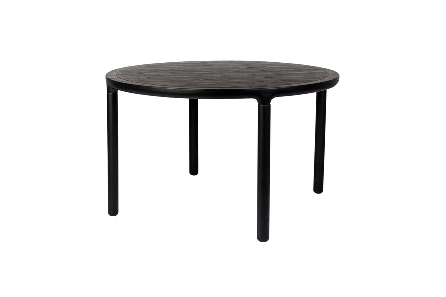 Storm eettafel rond 128 cm hout zwart