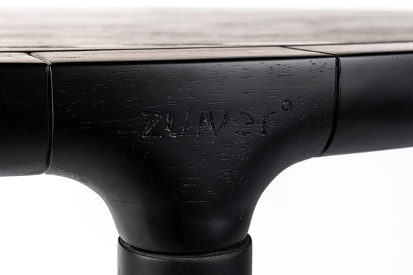Storm eettafel rond 128 cm hout zwart